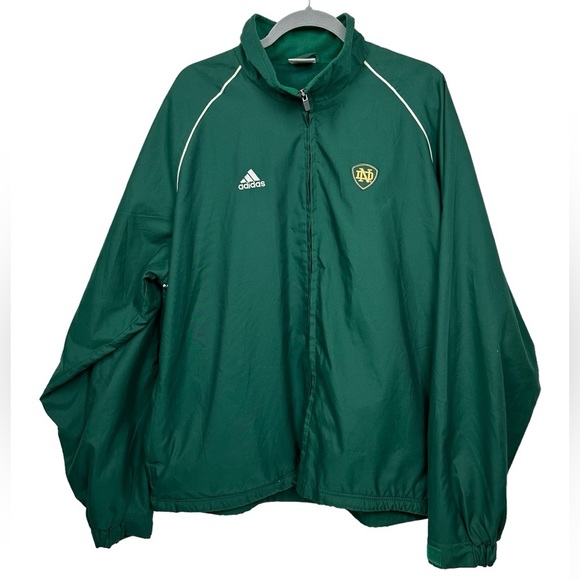 Adidas Men’s Green Notre Dame Jacket - Picture 8 of 8